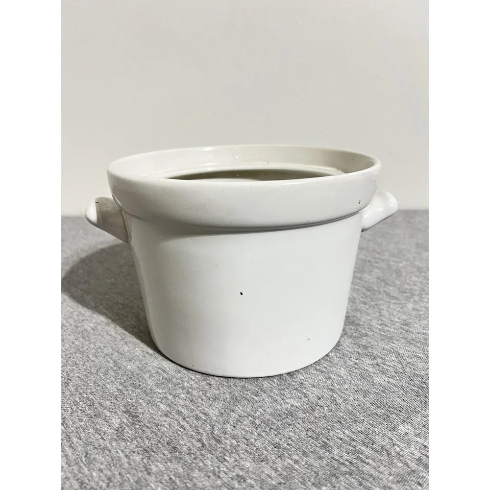 Vintage‎ 1993 Campbell's Kids Soup Crock Bowl White Handles Westwood Thailand